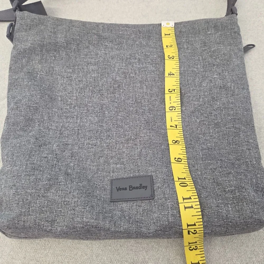 Vera Bradley ReActive Hipster Crossbody Bag Heather Gray 29562-13013 Minimalist